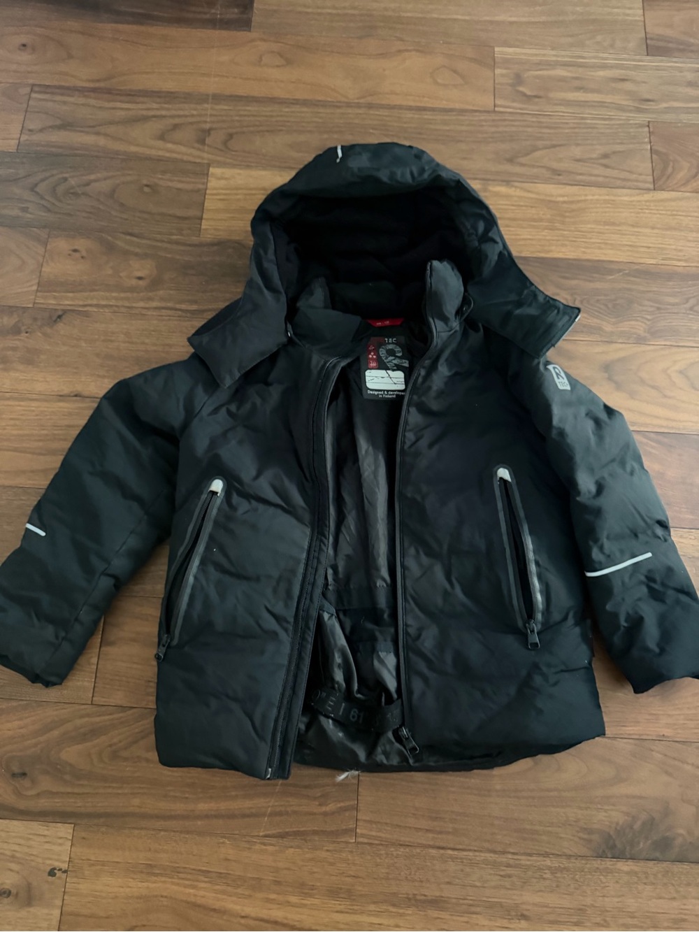 Kids Down Reima Jacket with Hood